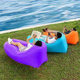 Sofá inflable portátil para relajarse en cualquier lugar 