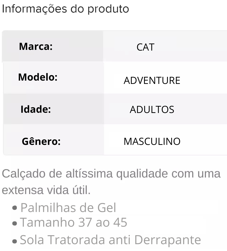 Botas de cuero Caterpillar para hombre - 1st Line Adventure 