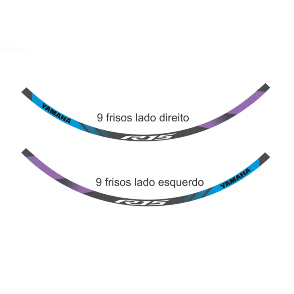 Kit de molduras personalizadas para YAMAHA YZF-R15