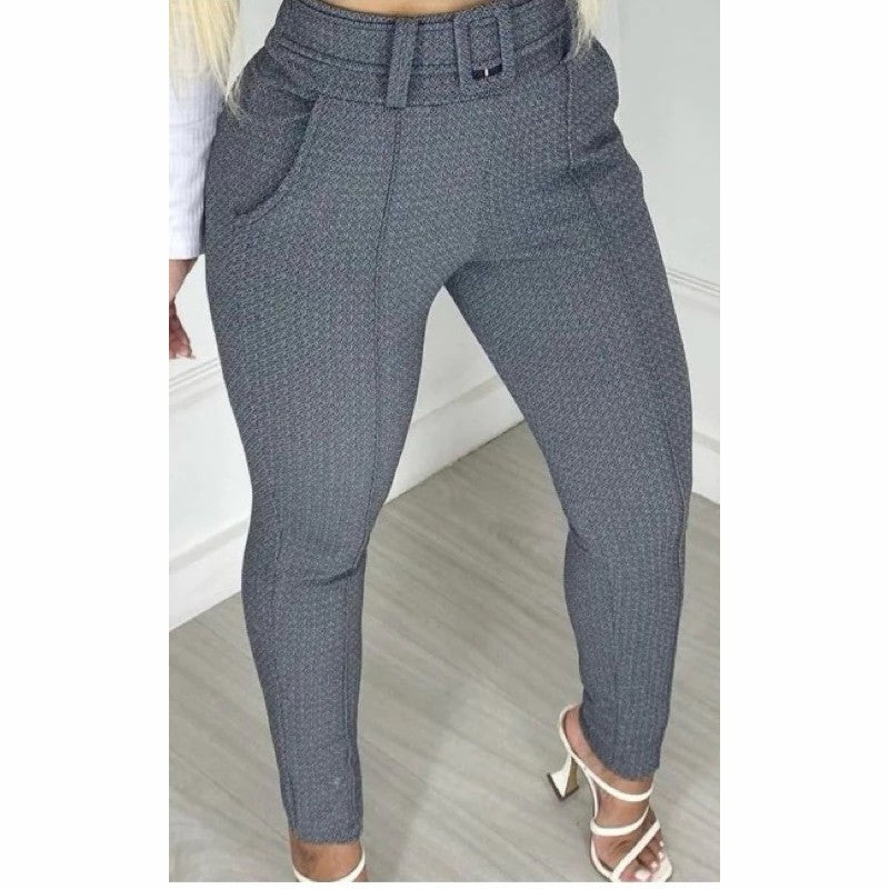 Pantalones ajustados de corte sastre