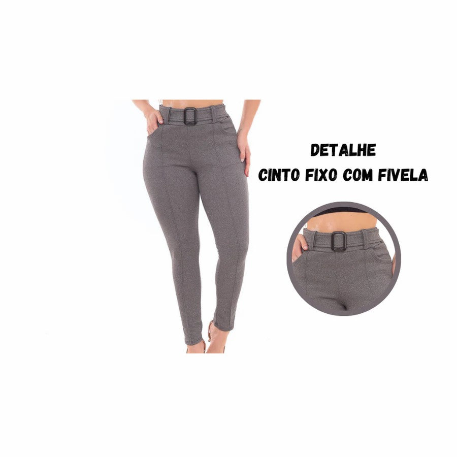 Pantalones ajustados de corte sastre