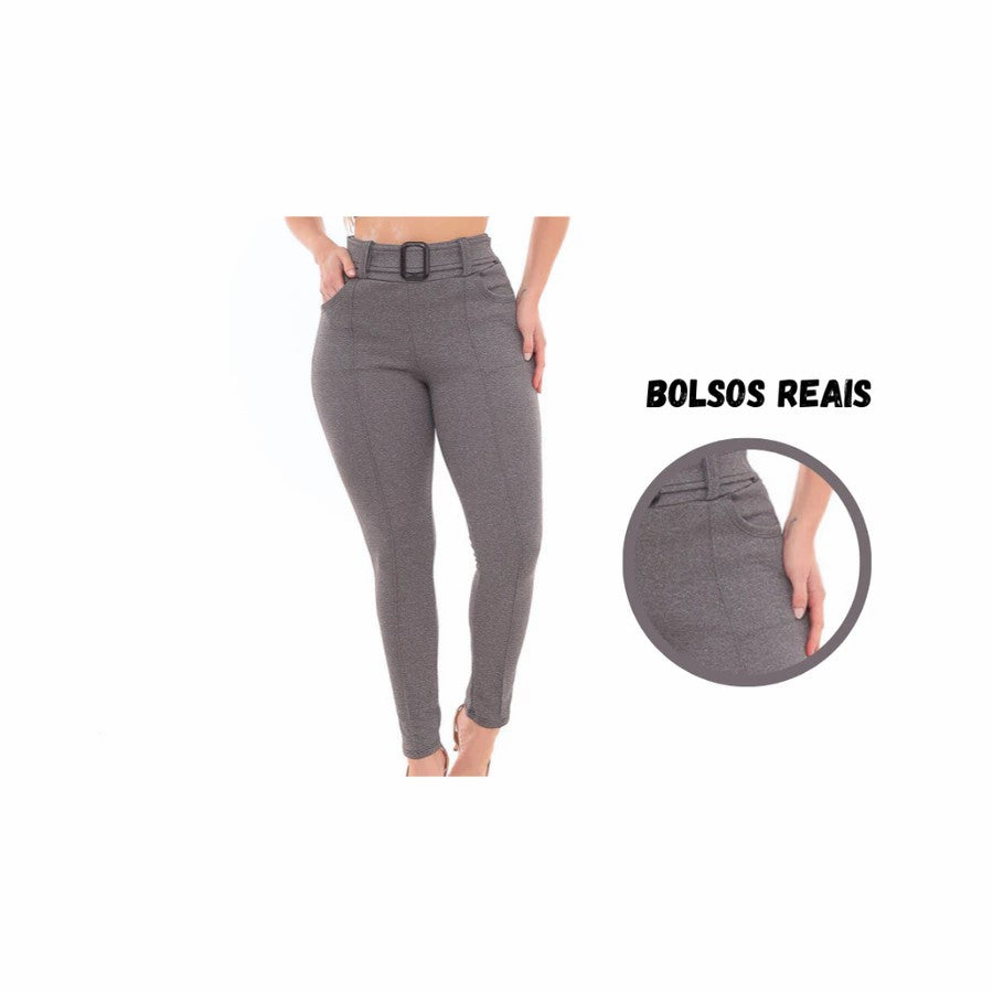 Pantalones ajustados de corte sastre