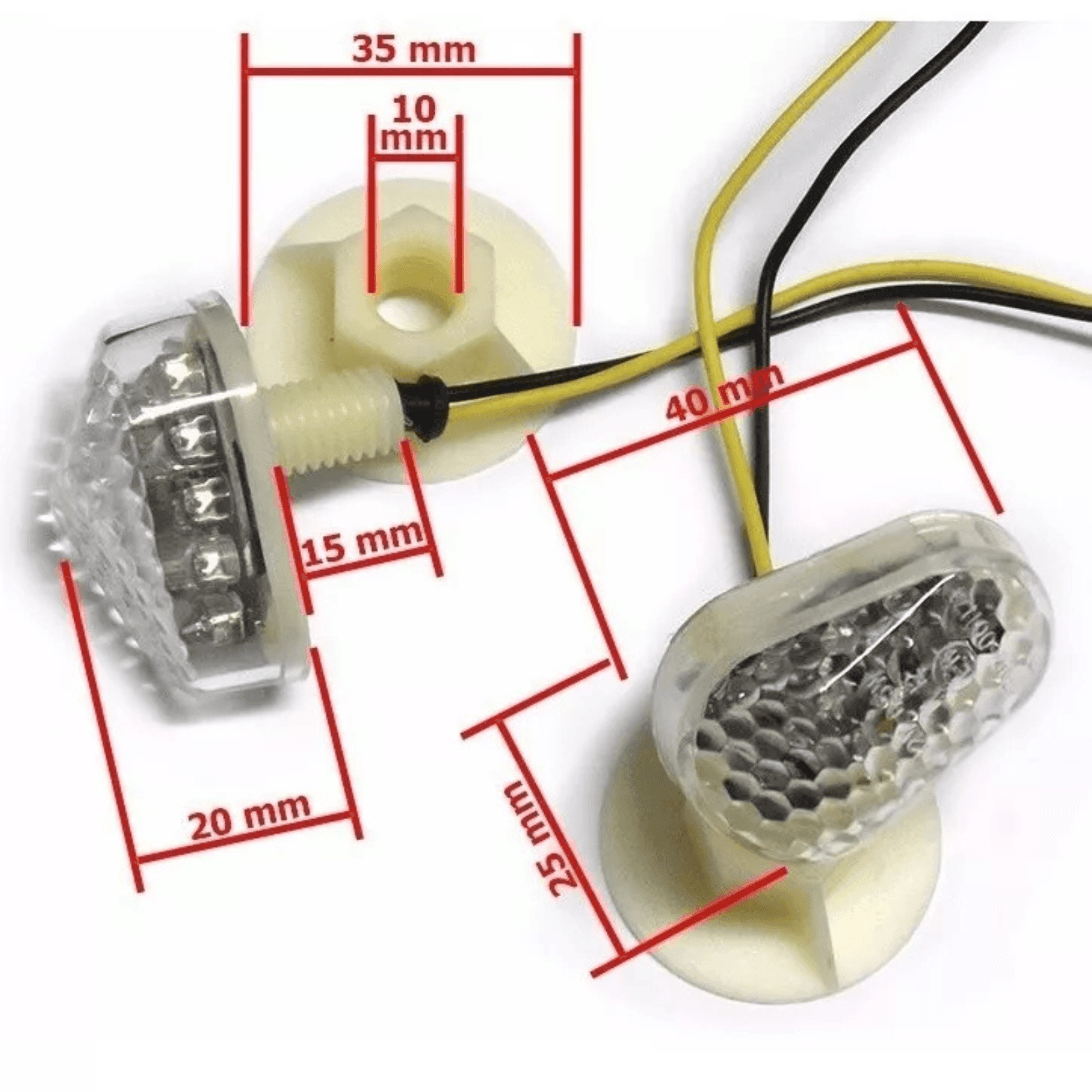 Intermitentes deportivos LED integrados en el carenado (par) Yamaha YZF 